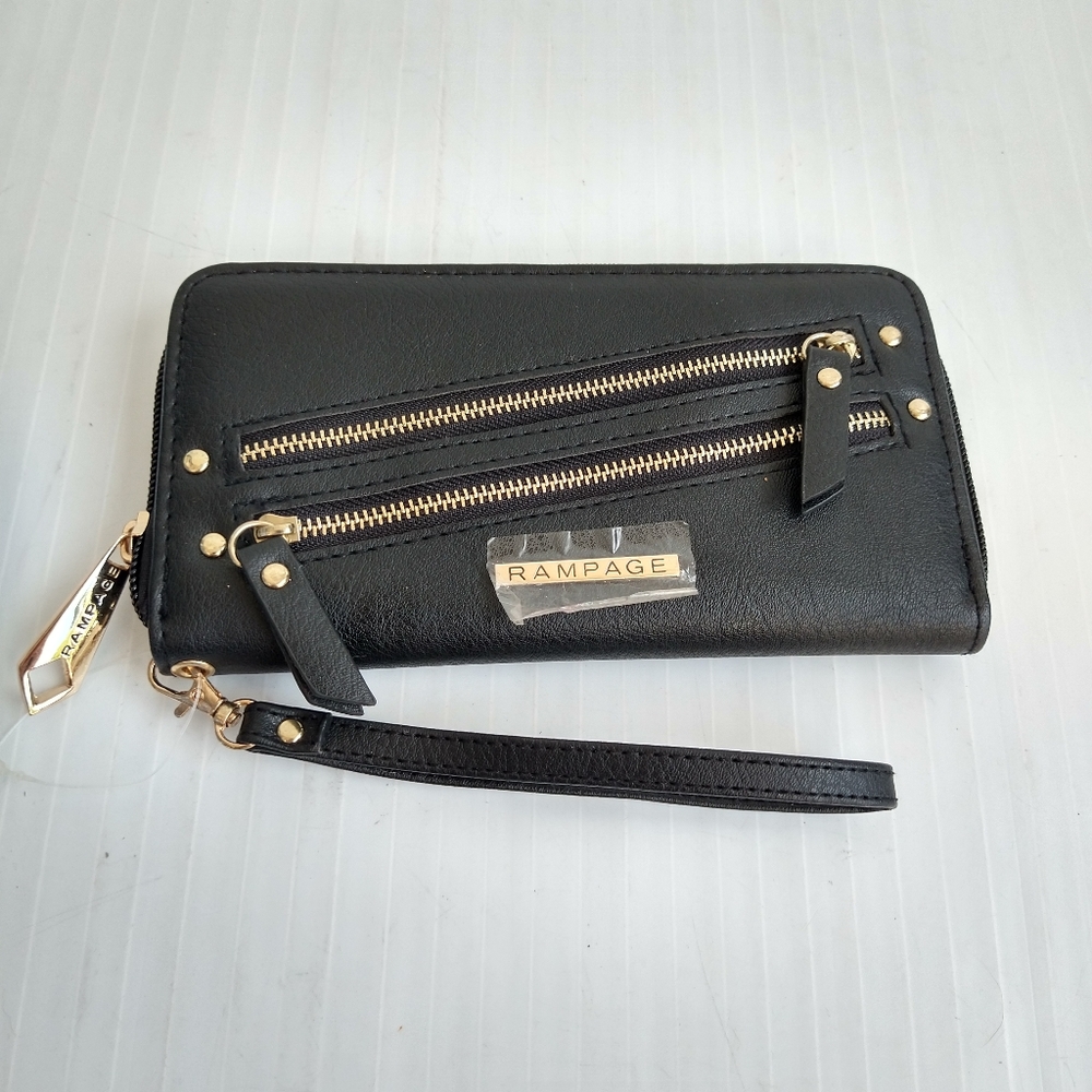 Rampage Wallet Black NWOT